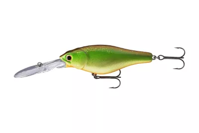 DAIWA Prorex Swift Crank 250 black gold 70mm 12.9g 1Stk. Wobbler — 7.00 special chartreuse