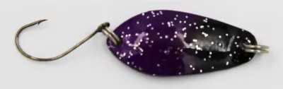 EFT Trout Bludger Spoon 3,0g black orange glitter — purple black glitter 3.00