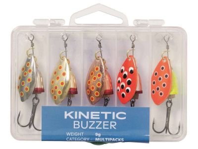 KINETIC Buzzer 6g 5st Spinner — mix 9.00