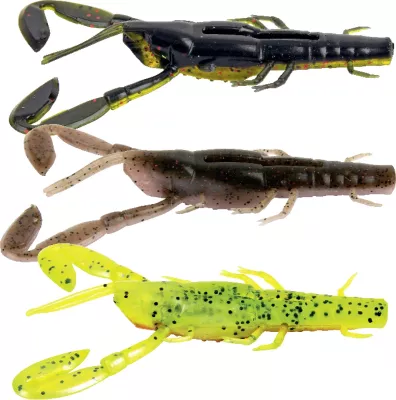 FOX RAGE Critter 7cm / 2.75" mixed colour pack x 3pcs — 7.00