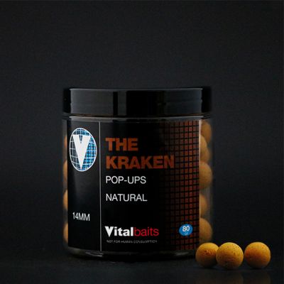 VITALBAITS Pop-ups NUTTY CRUNCH 14 mm 80 gr. — 14.0 Kraken