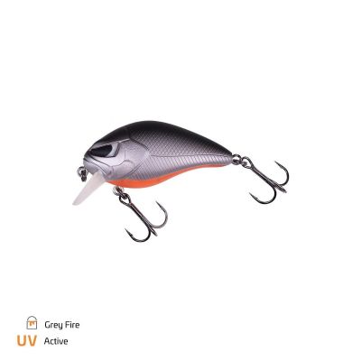 ZECK Danny 4.5cm - 0.5m F Perch — Shallow 5.50 Grey Fire