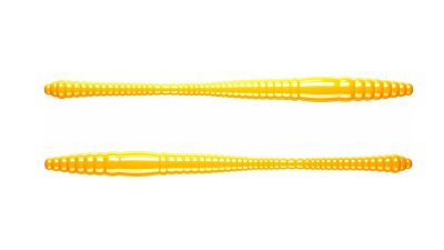 LIBRA LURES Dying Worm 80 Cheese 038-brown 12st, Forellenköder, schwimmend und aromatisiert — 7.00 Yellow Exotic Fruits