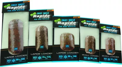 FOX Edges Rapide Refills Fast Melt 60mmx130mm x 25 bags — Refill 55 x 120mm schnell auflösend