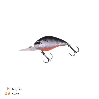 ZECK Danny 4.5cm - 0.5m F Perch — Deep 4.50 Grey Fire