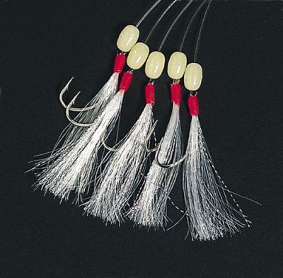 BALZER Edition Sea Makrele Makrelenpaternoster gelb 0,60/0,40mm 180cm 5x — weiß