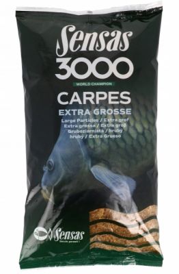 SENSAS 3000 Carpe Extra Grob 1kg — 1000 Carpe Extra Gross