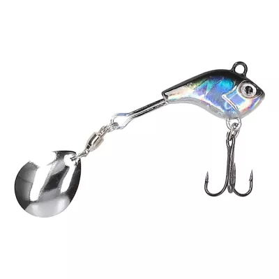 MOSTAL FASJ Blue Silver 13g Fast Action Spinjig Spinner Jigk — Black Silver 13.0