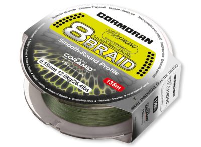 CORMORAN Corastrong 8-Braid grün 0.16|11.4kg|135m — 135 grün 0.25