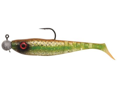 KINETIC Charmy R2F 110mm 18g Motoroil 3st Gummifische Softbaits — 11.0 Green Shiver
