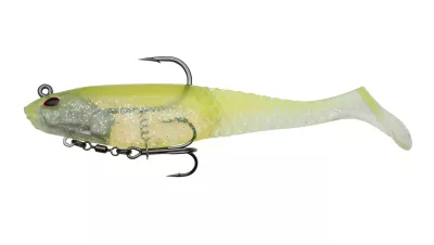 BERKLEY Cull Shad 20cm/79g Shallow Perch — 15.0 Lime Ice 50.0