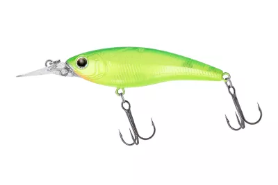 DAIWA Steez Shad 60SP-MR shirauo 6.0cm 6.7g Minnowbait schwebend Medium Deep Runner — 60SP-SR 6.00 akabane lime