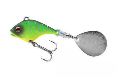 DAIWA Prorex TG Spin Jig MO burbot UV gold 21.0g — firetiger/black stripes 21.0