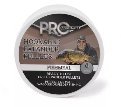 SONUBAITS Hookable Pro Expander - Fishmeal 6mm 100g — 8.00 Fishmehl