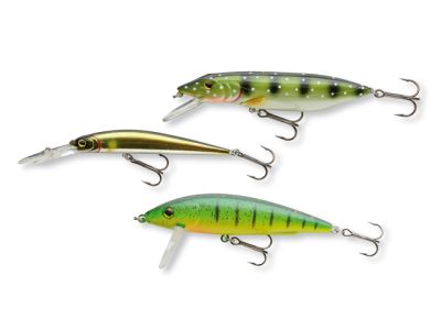 CORMORAN "Baby Brown Trout Design" Lure Set 5.0/5.5/6.5cm 3Stk. — Hecht