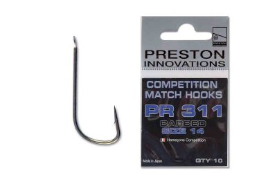 PRESTON Competition Hooks 311 Size 16 — 16