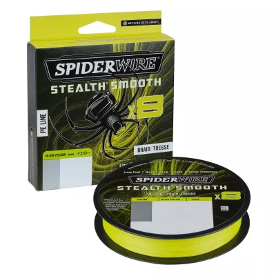 SPIDERWIRE Stealth Smooth 8 Braid 0,11mm 150m HI-Vis Yellow 10,3kg geflochten — 150 Hi-Vis Yellow 0.05