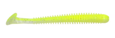 MOSTAL Taipan Swing 7,5cm / 2,5g 8 Stück Shad Glitter UV-Active — 6.00 Lemon