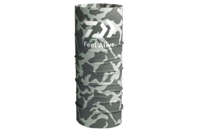 DAIWA D-Vec Neckgaiter aquamarine #unisize — gray camo
