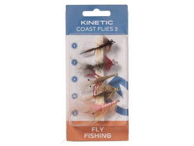 KINETIC Coast Flies 4 5st Fliegensortiment — mix 3