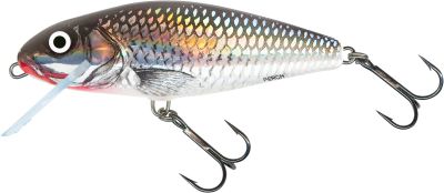 SALMO Perch 8cm Perch Floating — 8.00 Holographic Grey Shiner
