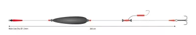 MIKADO Wallersystem I-Combi Rig 10g/200cm/100kg - Drilling: 2/0 - 1 — 3 10.0