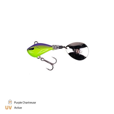 ZECK Rogue Runner 10g Firetiger — Purple Chartreuse 15.0