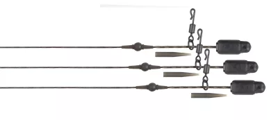 FOX Edges Naturals Heli-Clip Rigs 30lb Submerge 3st — Heli-Clip Rigs 30lb Sub