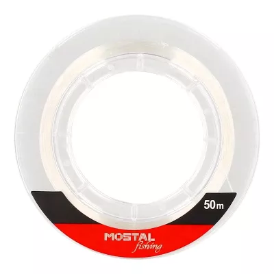 MOSTAL Championship Fluocarbon 0.16mm transparent 50m 2.00kg — 50 Transparent 0.26