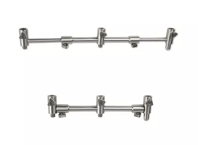 CARP SPIRIT Inox 300 - 2 Rod QR Fixed Buzz Bar - Back 20cm — 3 Rod Adjustable S