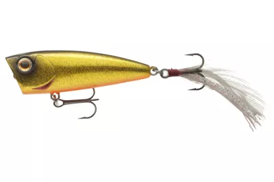DAIWA Steez Popper 60F blue back chart 6.0cm 7.6g Popper schwimmend Top Water — 60F 6.00 SG black gold