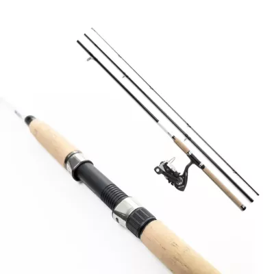 EFT Walker Trout Distance 3.00m 3-Teilig 10-45g Combo mit Spin CO 3000 F Mono bespult mit 0,25mm Monofile — Forelle 45 3.00
