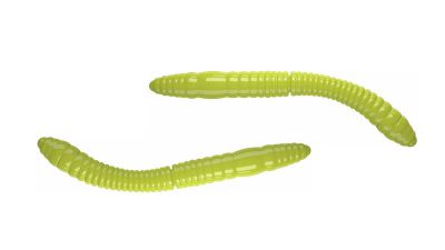 LIBRA LURES Fatty D'Worm Tournament 55 Cheese 031-olive 12st, Forellenköder, schwimmend und aromatisiert — 5.50 Hot Yellow Krill