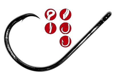 GAMAKATSU Octopus Circle 4X Strong 8/0 — 8/0