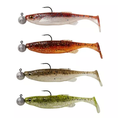 SAVAGE GEAR Fat Minnow T-Tail RTF 10.5Cm11g S Clear Water  Mix — 7.50 Clear Water Mix