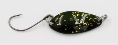 EFT Trout Sailor Spoon 2.5g olive black gold glitter — olive black gold glitter 2.50