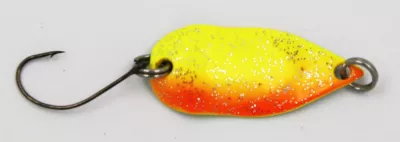 EFT Trout Splash Spoon 2,5g pink black glitter — orange yellow glitter 2.50