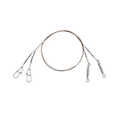 BALZER 1x7 Niroflex Karabiner/Wirbel 25cm 6kg 2st — Snap/Dreifachtonne 9.00 40.0