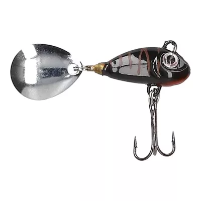 MOSTAL TAIPAN Mostal WBSJ 12g Perch Wide Blade Spinjig Weitwurfköder Spinner — Black Orange Tiger 12.0