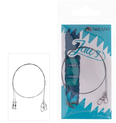 MIKADO Jaws Wolframvorfach Light - 35cm/10Kg - 2st — 10.0 15.0