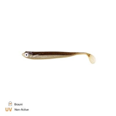 ZECK Zander Gummi 9cm Nachtschatten - 3 pcs — 12.0 Brauni