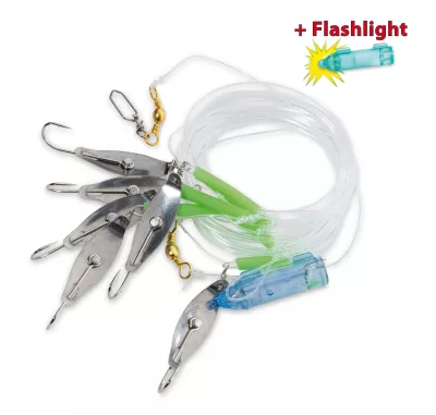 AQUANTIC Rotbarsch Rig — Flashlight 2/0