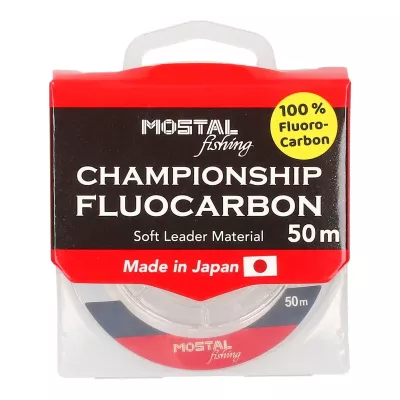 MOSTAL Championship Fluocarbon 0.16mm transparent 50m 2.00kg — 50 Transparent 0.16