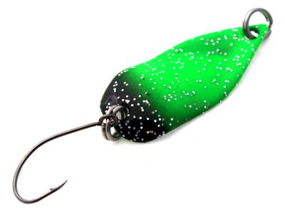 EFT Trout Splash Spoon 2,5g pink black glitter — green black glitter 2.50