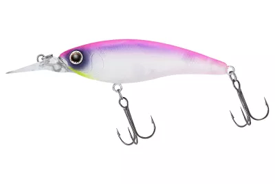 DAIWA Steez Shad 60SP-MR shirauo 6.0cm 6.7g Minnowbait schwebend Medium Deep Runner — 60SP-SR 6.00 matt pink purple