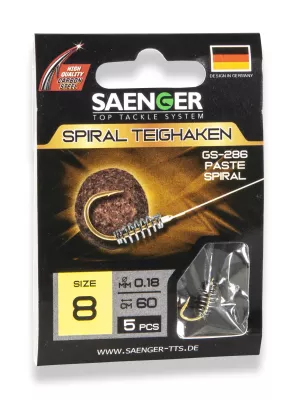 SÄNGER Spiral Teighaken SR-286 150cm 4 / 5pcs. — 2 gold
