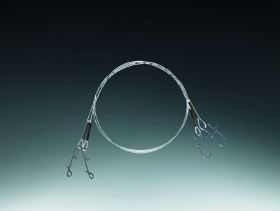 BALZER Fluorocarbon Vorfach mit Snap und Tonne 0,50mm, 50cm — Snap/No Knot 39.0 50.0