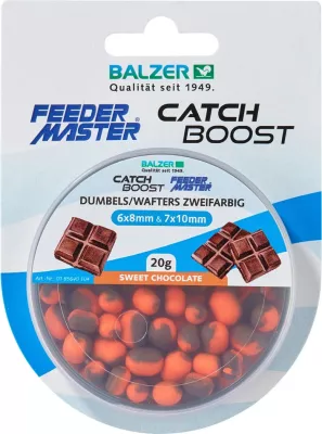 BALZER Zweifarbige Dumbells (Wafter) 6x8mm und 7x10mm gemischt Orange-braun-sweet chocolate — S Sweet Chocolate