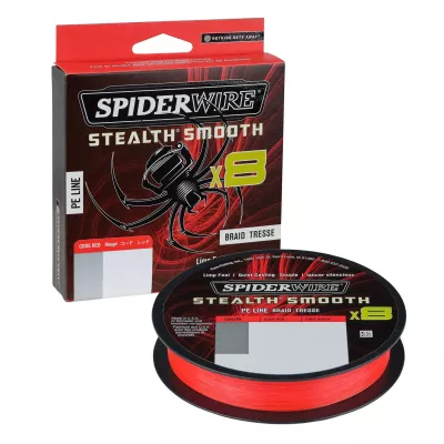 SPIDERWIRE Stealth Smooth 8 Braid 0,11mm 150m HI-Vis Yellow 10,3kg geflochten — 150 Code Red 0.05