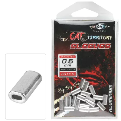 MIKADO Crimp-Hülse - Aluminium - Größe 0.6mm - 20 Stck — 0.60